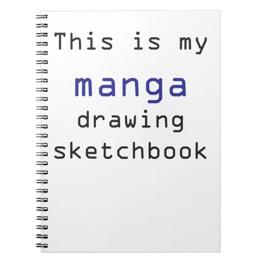 Schetsenboek voor manumtekening notitieboek (Voorkant)