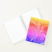 Schetsenbord voor laptop-Flora-regenboog Notitieboek (Binnen)