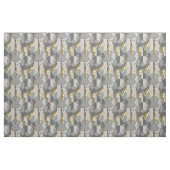 Schetsend saxofoonpatroon stof (Fat Quarter)