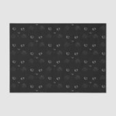 Schetsenportret van zwarte katten tissuepapier (Voorkant)