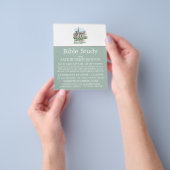 Schetskerk, Christelijke Bijbelklasse Advert. Flyer (Hand)