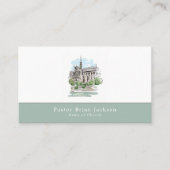 Schetskerk, christendom, godsdienst visitekaartje (Voorkant)