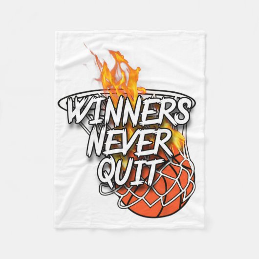 Schetskleding - Winnaars Nooit Stoppen - Fire Sket Fleece Deken (Voorkant)