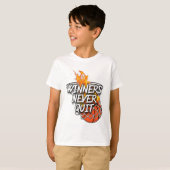 Schetskleding - Winnaars Nooit Stoppen - Fire Sket T-shirt (Voorkant volledig)