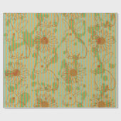 Schetskonijn en kamille, naadloos  cadeaupapier (Vlak)