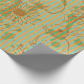 Schetskonijn en kamille, naadloos  cadeaupapier (Hoek)