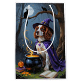 Schetsmatige Halloween-schildering van Brittany Sp Medium Cadeauzakje (Voorkant)