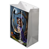 Schetsmatige Halloween-schildering van Brittany Sp Medium Cadeauzakje (Achterkant Gekanteld)