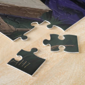 Schetsmatige Halloween-schildering van Chihuahua-h Legpuzzel (Zijkant)