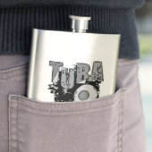 Schetsmatige Tuba en Tekst Flacon (Voorbeeld)