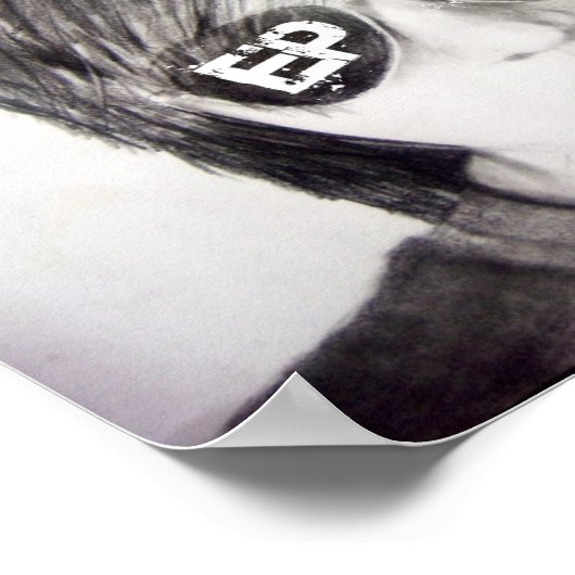 Schetsontwerp Shane Dawson-potlood Poster (Hoek)