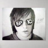 Schetsontwerp Shane Dawson-potlood Poster (Voorkant)