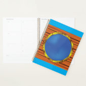 Schetsportaalraam van schip met Blauwe Water Planner (Display)