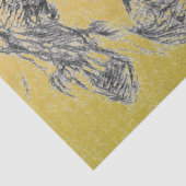 Schetspotlood met hand getrokken rode papaverbloem tissuepapier (Detail)