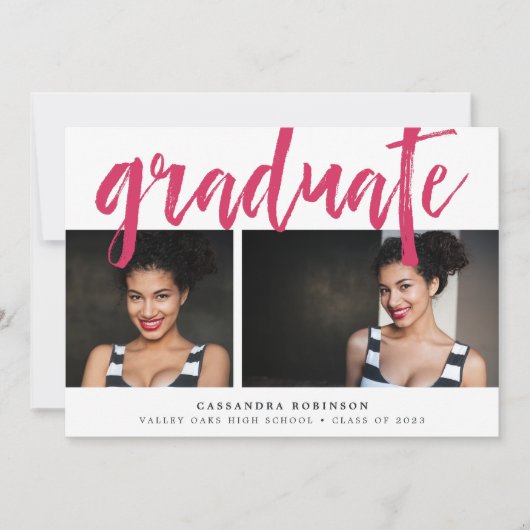 Schetsroze | Fotogradatiepartij Kaart (Voorkant)