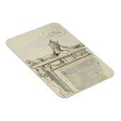 Schetst ontwerp voor een haard (pen en inkt en was magneet (Rechterzijde)