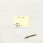 Schetst Post-it® Notes (Op bureau)