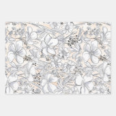 Schetste Bloemenweide Blush Waterverf Inpakpapier Vel (Voorkant 2)