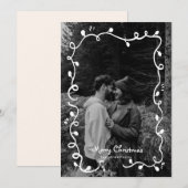 Schetste Kerstlicht Schattigee Foto Vakantie Kaart (Voorkant / Achterkant)