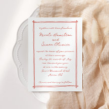 Schetste lijst grillige hand getekend bruiloft