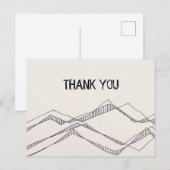 Schetste Natuur Dank u Briefkaart (Voorkant / Achterkant)