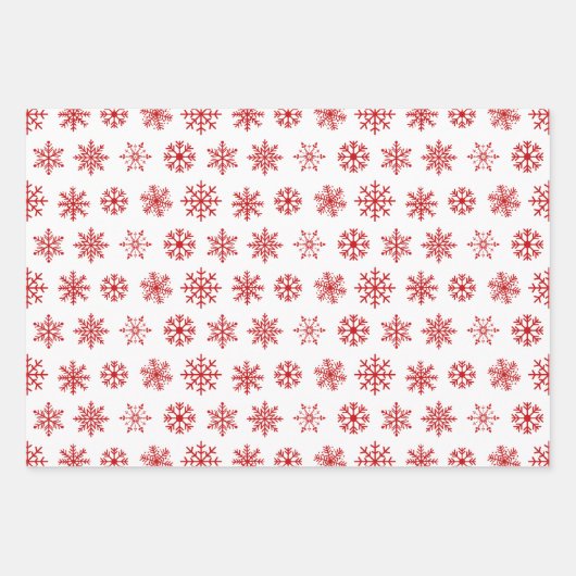 Schetste rood wit vakantie inpakpapier (Voorkant 2)