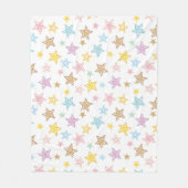 Schetste sterren patroon fleece deken (Voorkant)