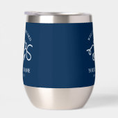 Schetteranker Aangepaste bootnaam marineblauw (Rechts)