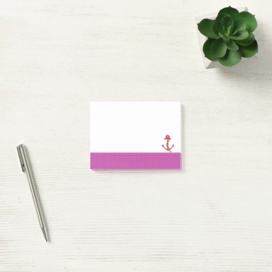 Schetteranker met roze rand post-it® notes (Kantoor)