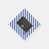 Schetteranker Prachtige Zeilboot Bruiloft Servet (Hoek)