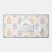 Schetterige Konijnen Monogram Bureaumat (Keyboard & Muis)
