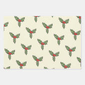Schetterige Mistsleutel Kerstmis Inpakpapier Vel (Voorkant)