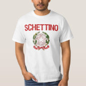 Schettino Italiaanse achternaam T-shirt (Voorkant)
