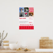 Scheur afdrukbare puppy's te koop flyer sjabloon poster (Keuken)