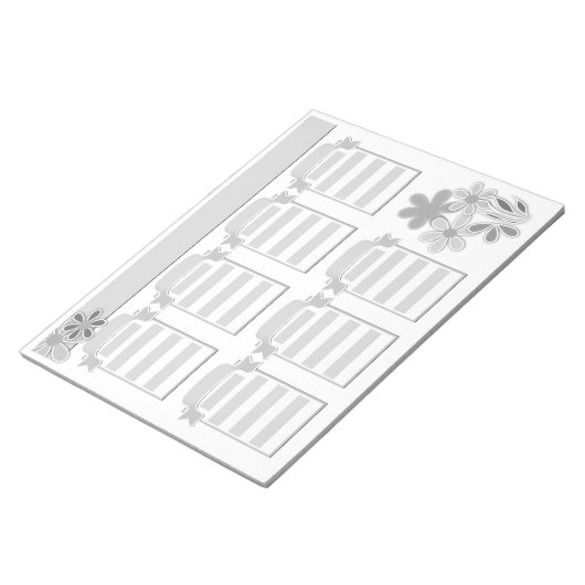 Scheur de agenda af, creëer jezelf notitieblok (Schuin)