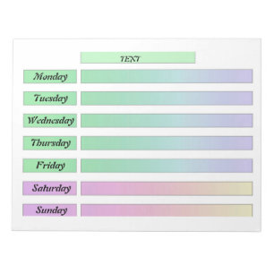 Scheur de kalender af, creëer een notitieboek met  notitieblok