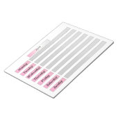 Scheur de kalender af, creëer een notitieboek met  notitieblok (Schuin)