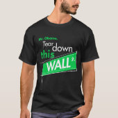 Scheur deze Wall St. (Groen) T-shirt (Voorkant)