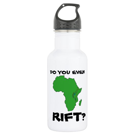 Scheur je ook maar? Oost-Afrikaanse Rift Waterfles (Voorkant)