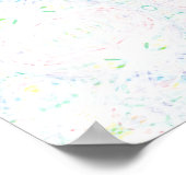 Scheur Licht Regenboog Abstracte Aquarel Kunst Poster (Hoek)