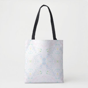 Scheur Licht Regenboog Abstracte Aquarel Kunst Tote Bag