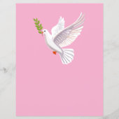 Scheur van Flyer vierkante afbeeldingen roze Tuini (Achterkant)