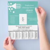 Scheur voor professioneel gebruik flyer (Hand)