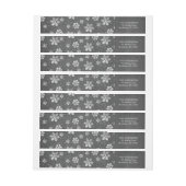 scheurbordzout rond etiket (Vel)