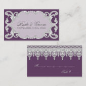 Scheurdruppelaas, prottenetafelzitje met Paars esc Plaatskaartje (Voorkant / Achterkant)