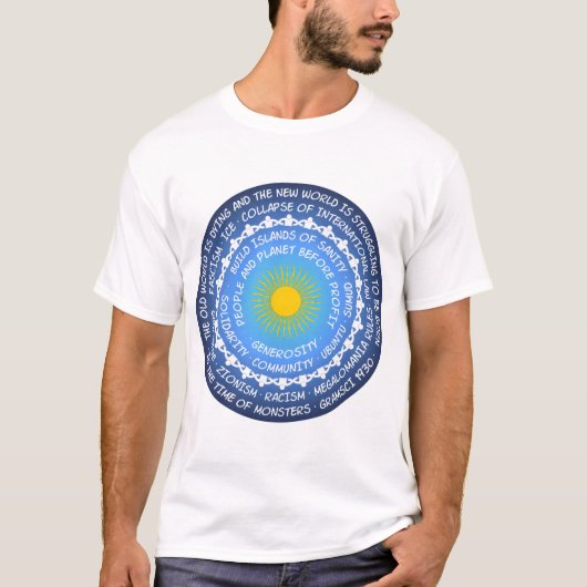 Scheuren in de wereld - Ineenstorting of mogelijkh T-shirt (Voorkant)