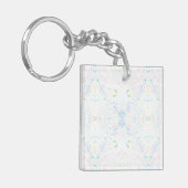 Scheuring Licht Regenboog Abstract Aquarel Kunst Sleutelhanger (Voorkant Links)