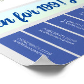 Scheurposter vierkante afbeeldingen poster (Hoek)