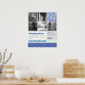 Scheurposter vierkante afbeeldingen poster (Keuken)