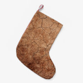 Scheurt van afgedankte erosiescheuren woestijn kleine kerstsok (Voorkant (Hangend))